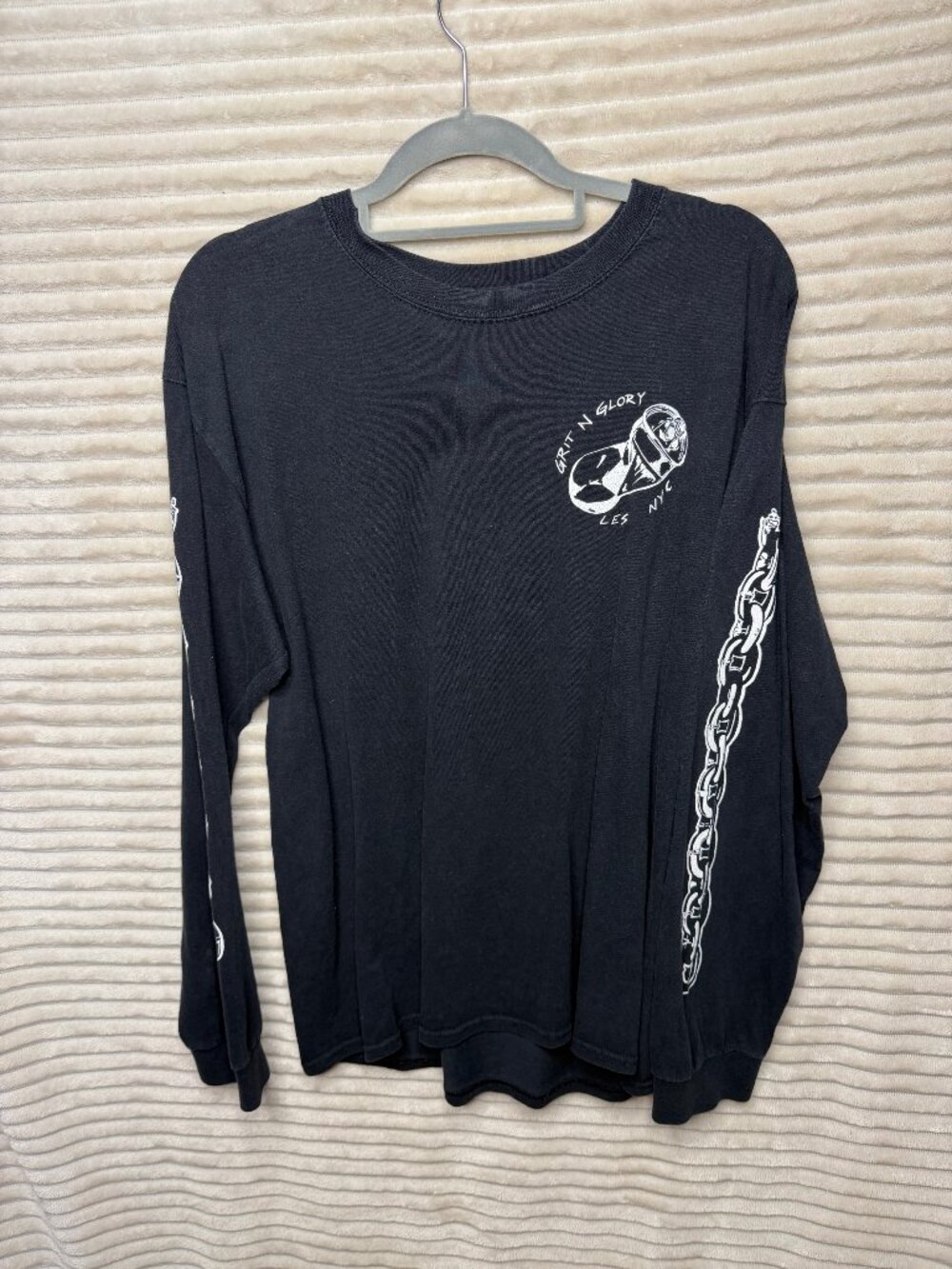 Grit N Glory Tattoo Boutique Long Sleeve Shirt Large
